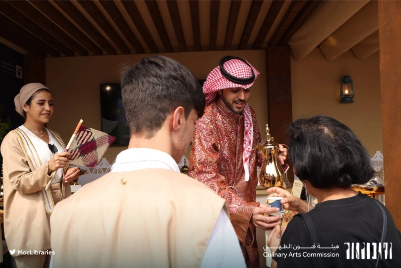 اعجاب بمذاق القهوة السعودية