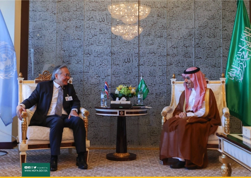 وزير الخارجية يلتقي نظيره التايلاندي (واس)
