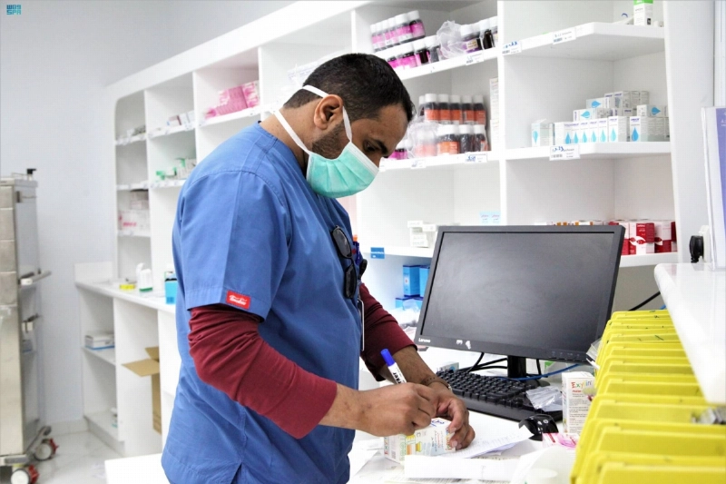 من العمل بالمركز الصحي (مكة)