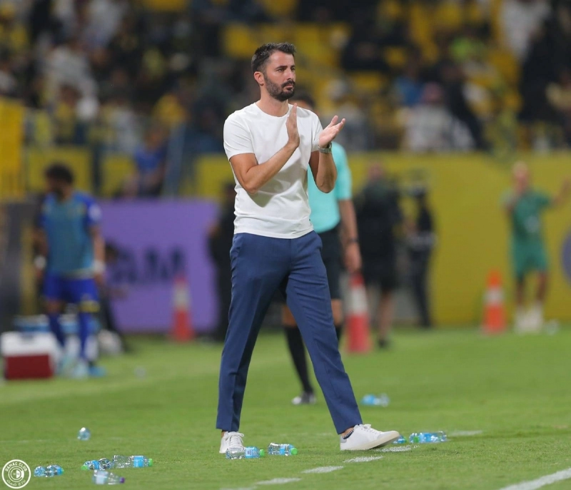 رزيتش خلال مباراة ضمك والنصر
