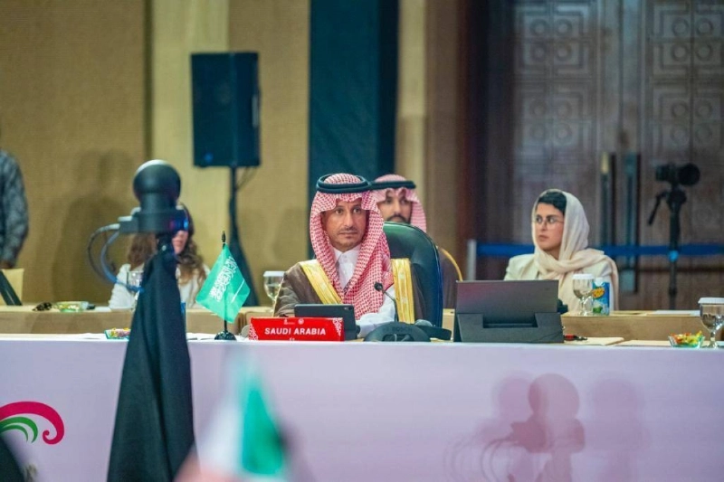 الخطيب خلال مشاركته باجتماع وزراء السياحة في بالي