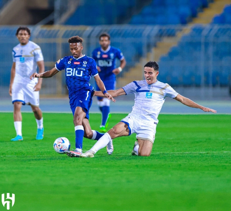 من مباراة الهلال والتعاون