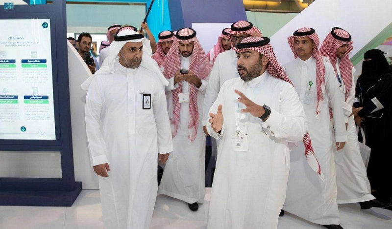 مشاركة هيئة التخصصات في ملتقى الصحة (مكة)