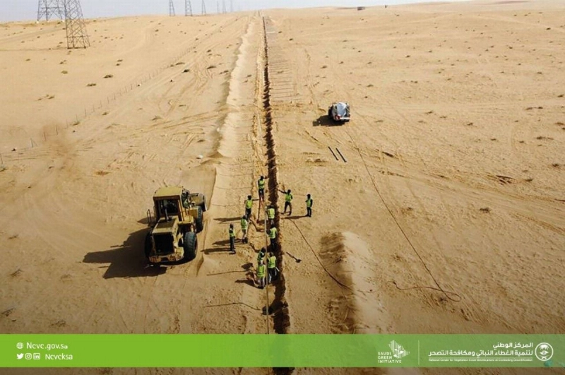 بدء تشجير متنزه القصيم الوطني (مكة)
