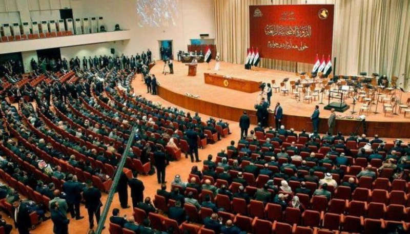 البرلمان العراقي خلال عملية الانتخابات (مكة)