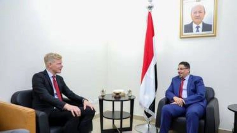 اجتماع أحمد بن مبارك والمبعوث الأممي (مكة)