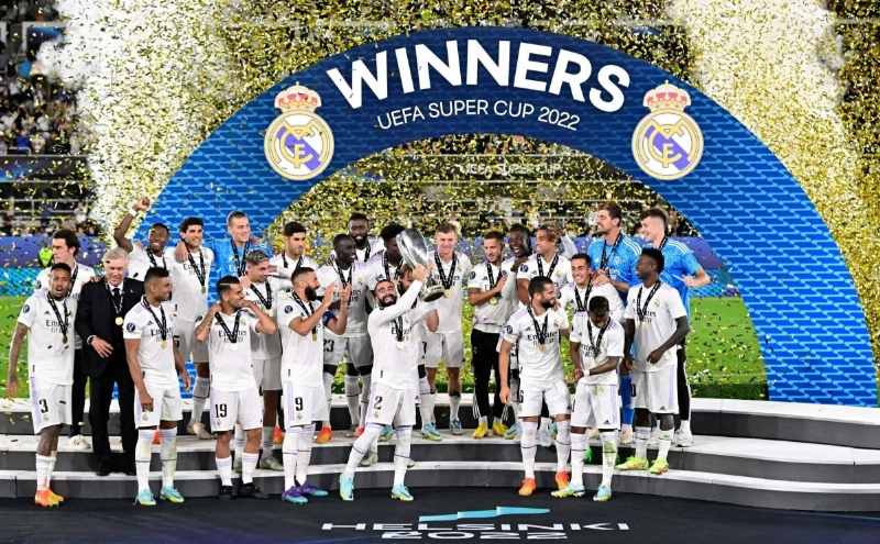 تتويج ريال مدريد بلقب السوبر الأوروبي