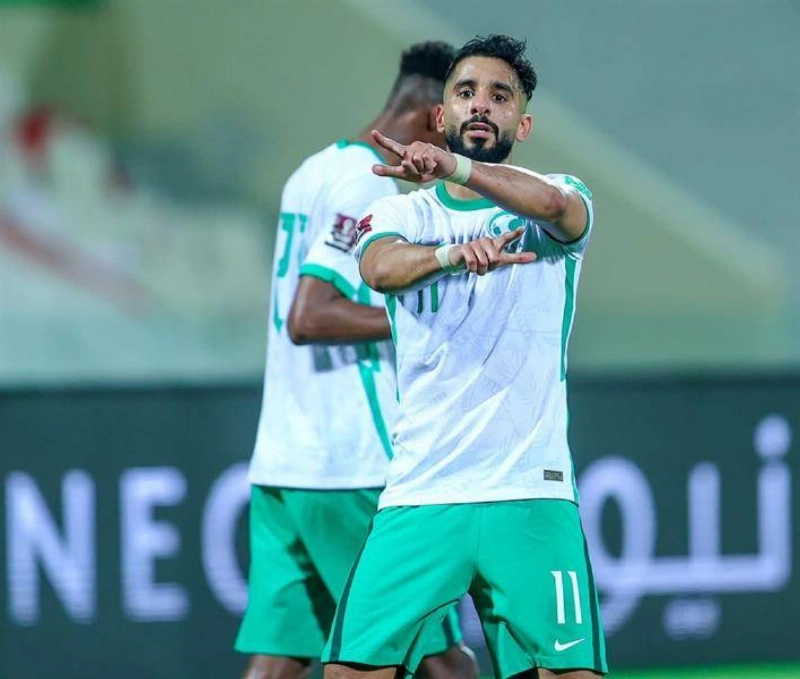 صالح الشهري يحتفل بهدفه
