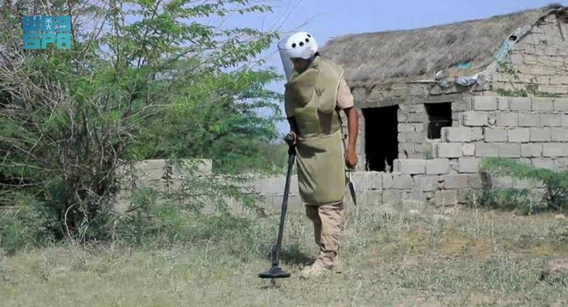 عملية الكشف عن الألغام في اليمن (مكة)