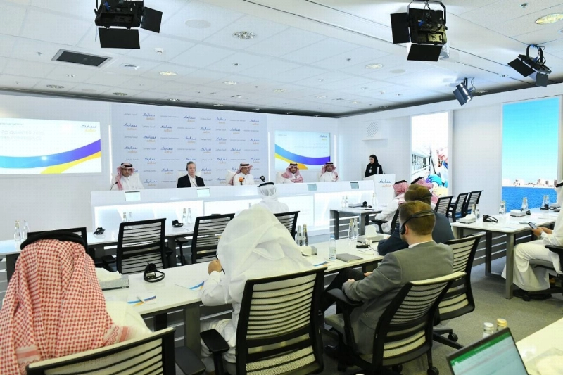 المؤتمر الصحفي لإعلان نتائج سابك