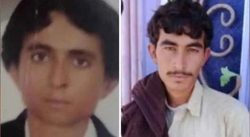 صورة متدالة للشابين اللذين تم إعدامهما