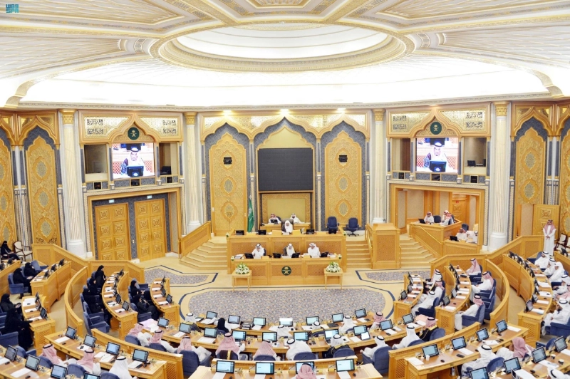 من جلسة مجلس الشورى (مكة)