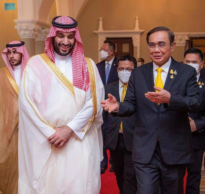 ولي العهد ورئيس وزراء تايلاند (واس)