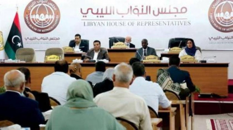 جلسة البرلمان الليبي في بنغازي (مكة)