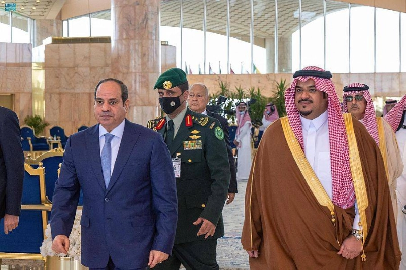 عبد الفتاح السيسي يصل إلى الرياض