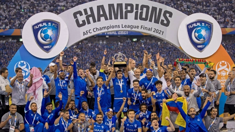 الهلال بعد تحقيقه دوري أبطال آسيا