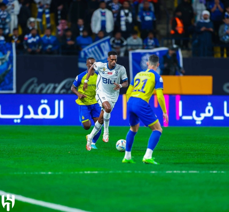 من مباراة النصر والهلال