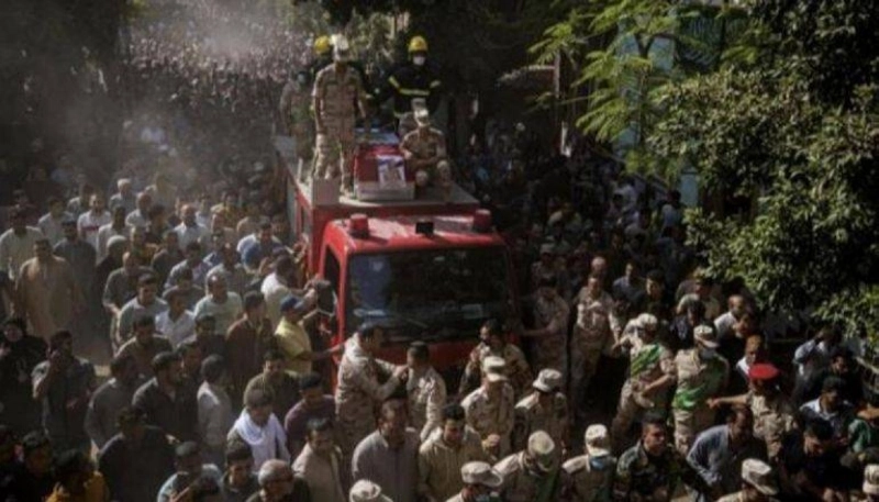 جنازة أحد شهداء حادث الإسماعيلية (مكة)