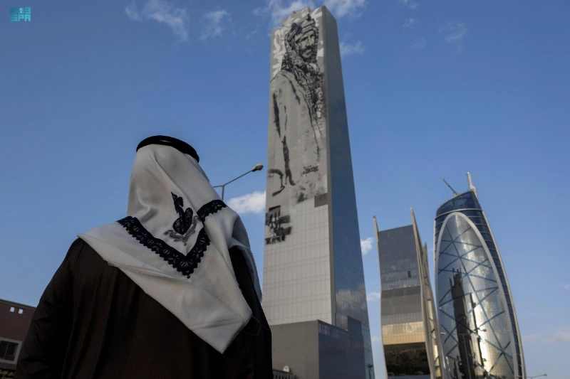 اللوحة الجدارية بطريق الملك فهد (مكة)