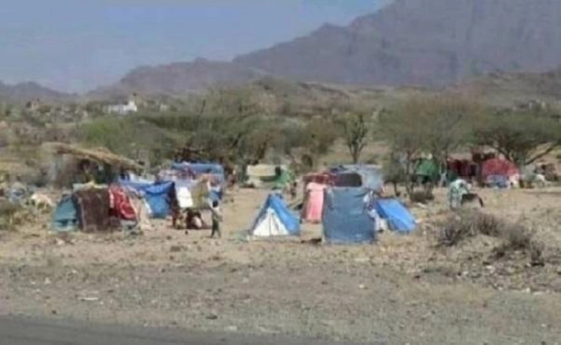 أحد مخيمات النازحين في اليمن
