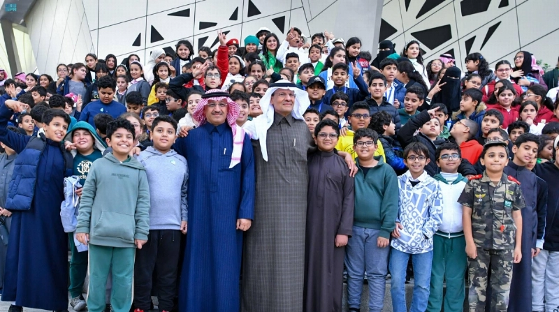 عبدالعزيز بن سلمان ويوسف البنيان خلال الحفل (مكة)