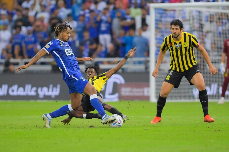 جانب من آخر لقاء جمع الاتحاد والهلال