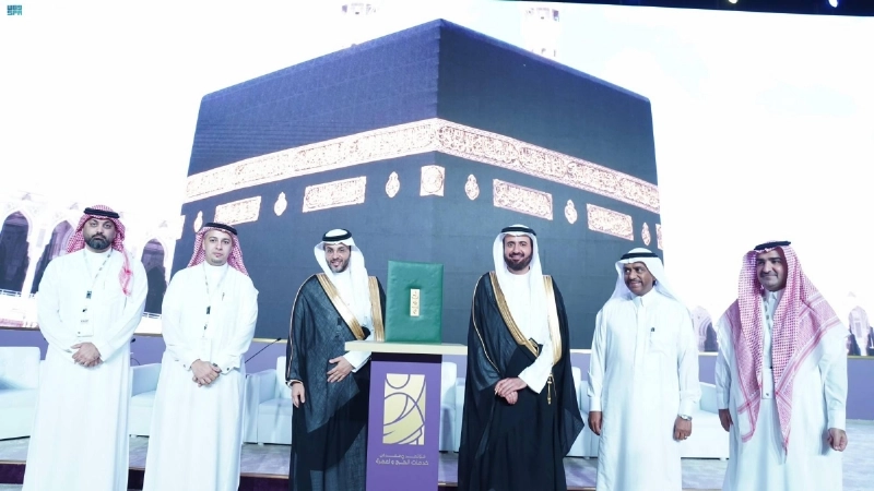 توفيق الربيعة خلال تكريم الهيئة الملكية (مكة)