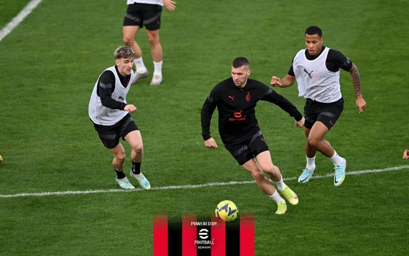 من تدريبات إي سي ميلان