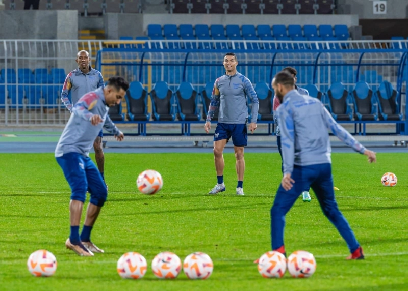 من استعدادت نجوم الهلال والنصر