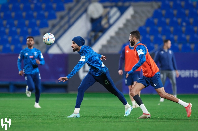 جانب من استعدادات الهلال