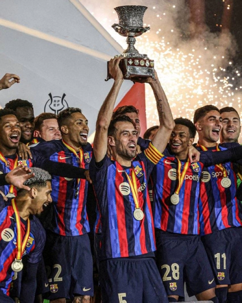 تتويج برشلونة بالسوبر الإسباني
