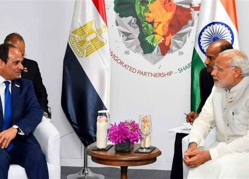 الرئيس المصري ورئيس وزراء الهند (مكة)