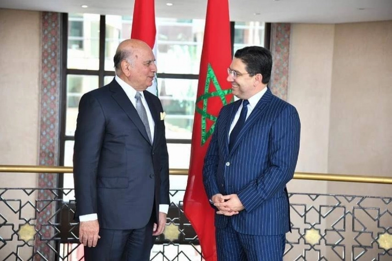 وزيرا خارجية المغرب والعراق (مكة)