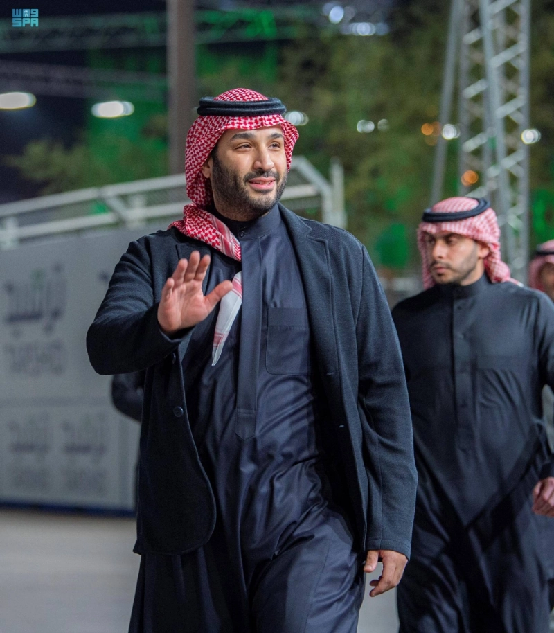 الأمير محمد بن سلمان محييا الحضور (واس)