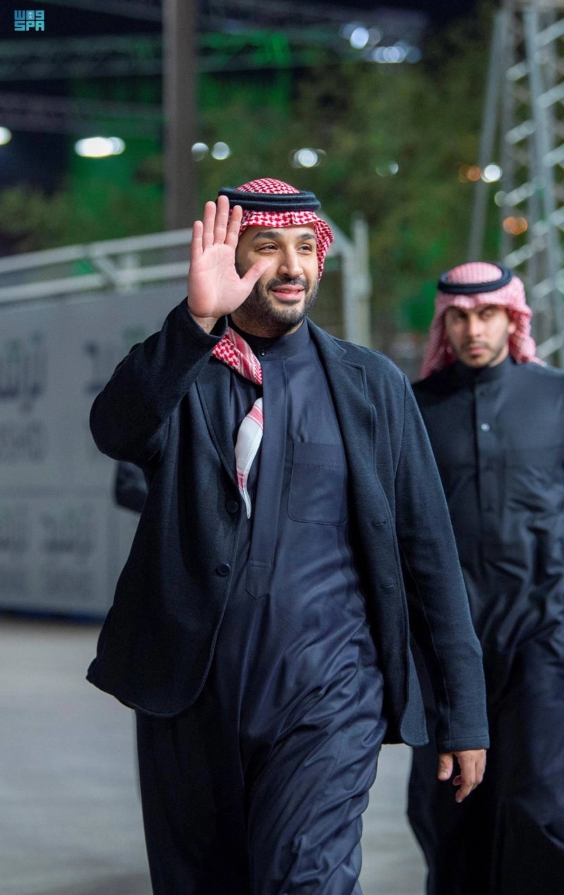 الأمير محمد بن سلمان محييا الحضور (واس)