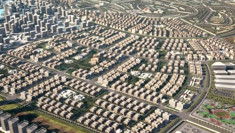 مخطط مشروع ضاحية الفرسان