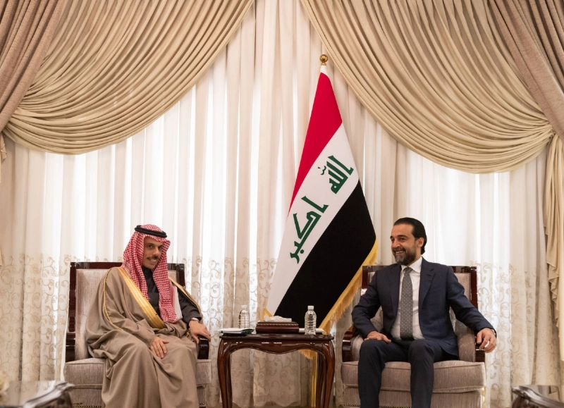 لقاء الوزير مع محمد الحلبوسي