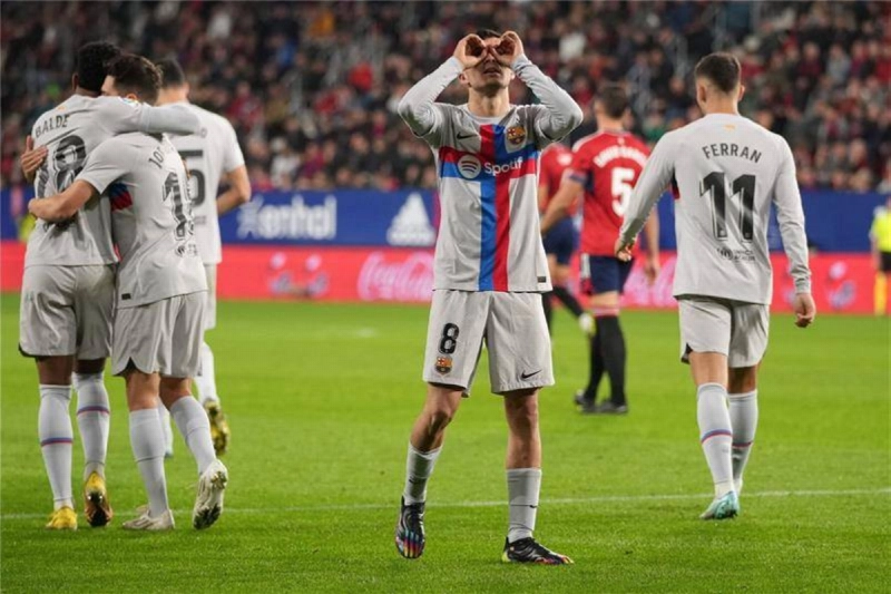 برشلونة بعد الفوز على فياريال