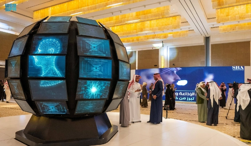 من فعاليات المنتدى السعودي للإعلام بالرياض أمس