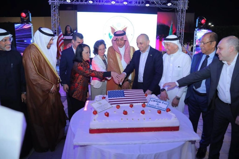 من احتفالية القنصلية الأمريكية باليوم الوطني لبلادها