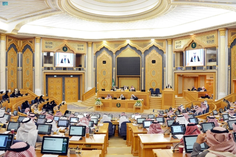 من جلسة الشورى أمس (مكة)