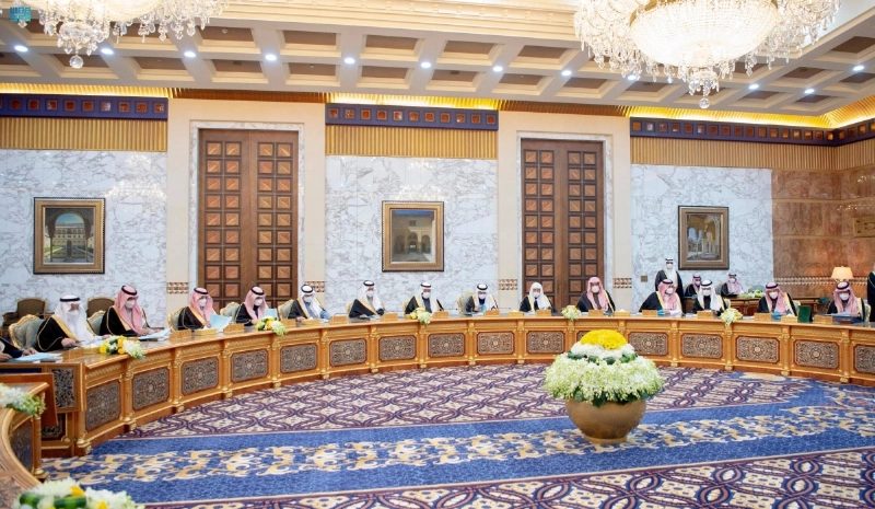 من جلسة مجلس الوزراء في الرياض