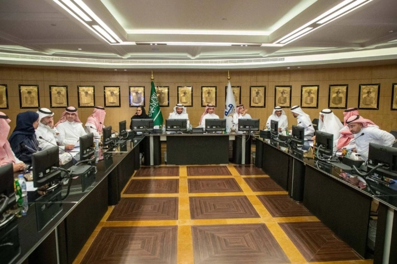أحمد الخطيب وتوفيق الربيعة خلال مشاركتهما في الاجتماع (مكة)