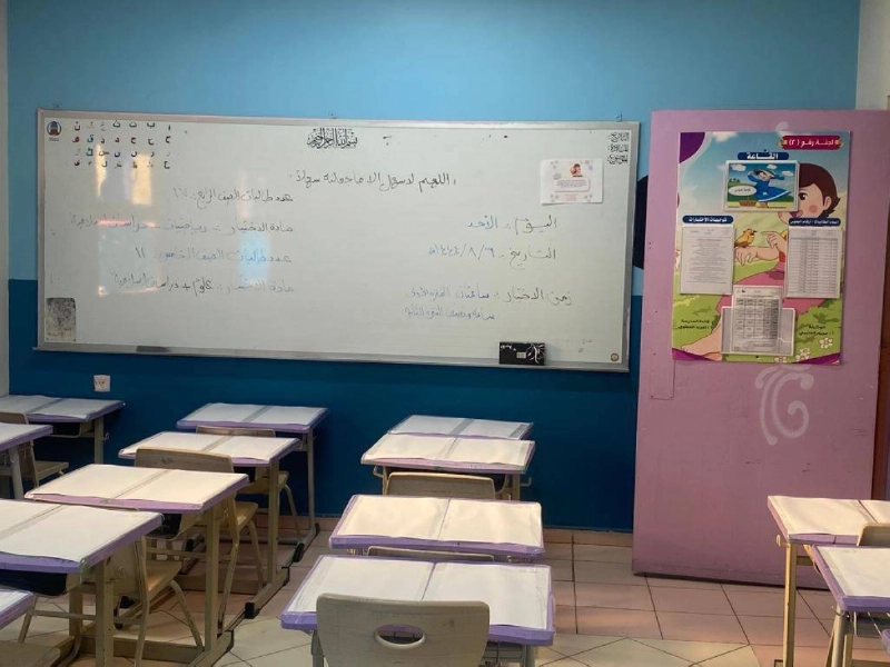 القاعات جاهزة لاستقبال الطلاب (مكة)