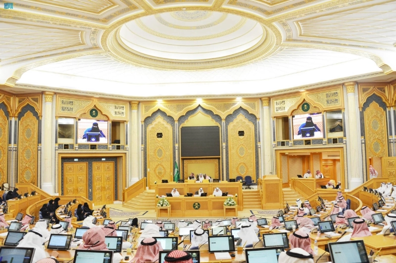 من جلسة الشورى أمس (مكة)