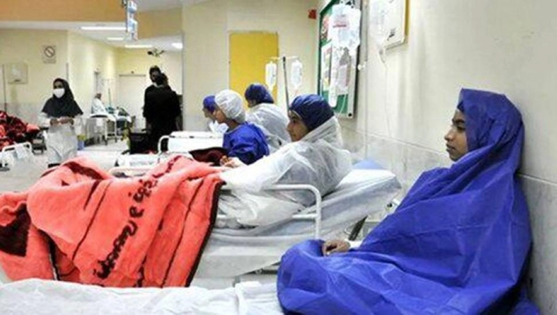 فتيات إيران يعالجن في المستشفيات (مكة)