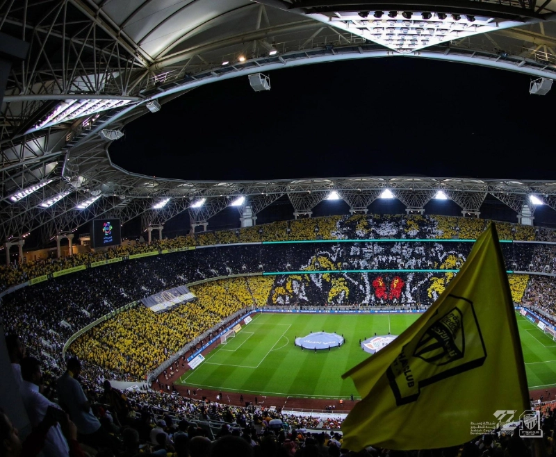جمهور الاتحاد يحشد لتيفو جديد