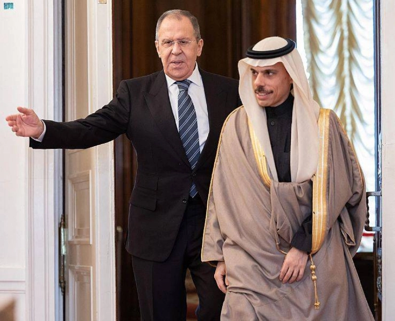 لافروف مرحبا بفيصل بن فرحان