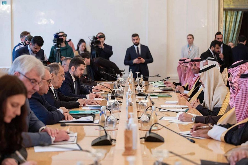 جلسة المباحثات السعودية الروسية