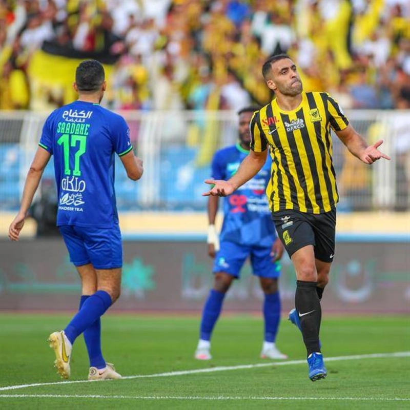 حمدالله بعد تسجيله هاتريك في شباك الفتح